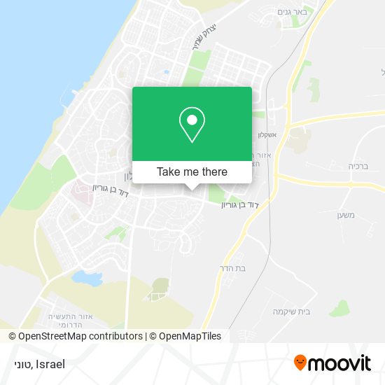 Карта טוני