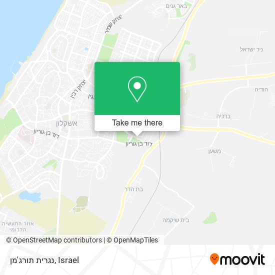 Карта נגרית תורג'מן