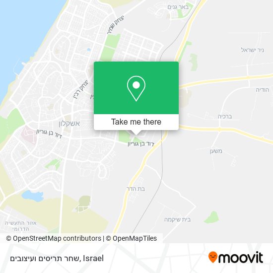 שחר תריסים ועיצובים map