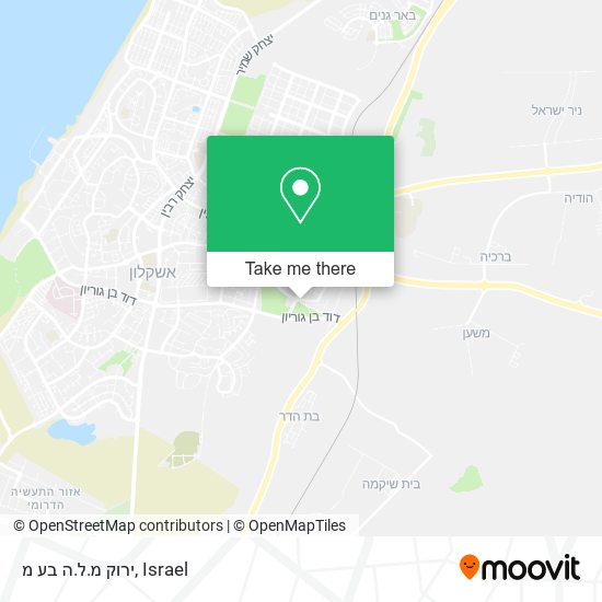 ירוק מ.ל.ה בע מ map
