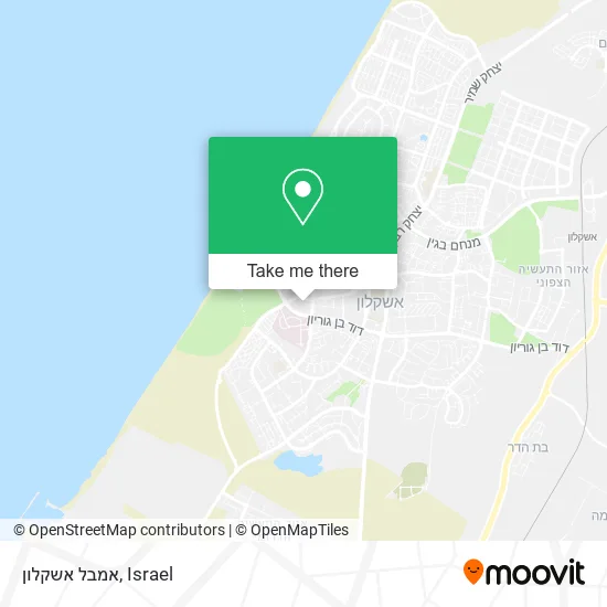 Карта אמבל אשקלון