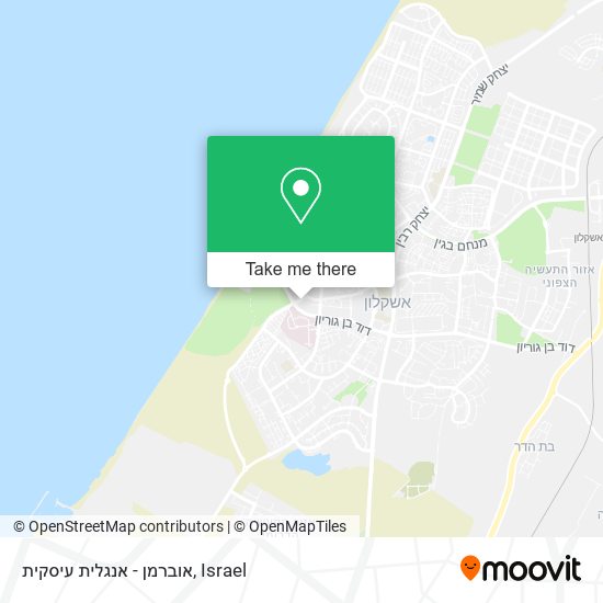 אוברמן - אנגלית עיסקית map