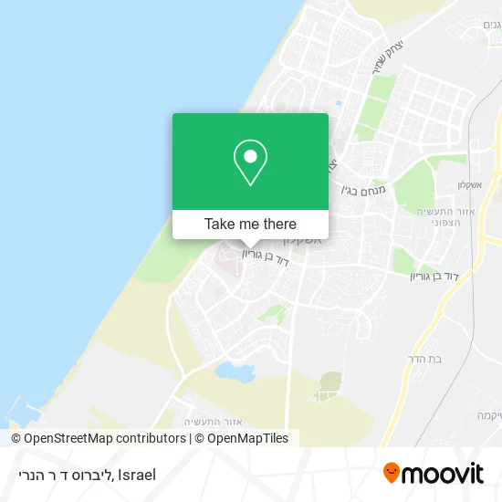 Карта ליברוס ד ר הנרי