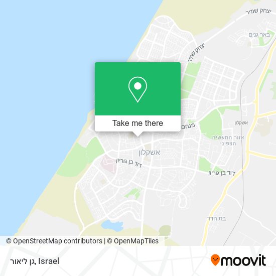 גן ליאור map