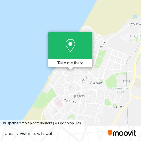 מנהרת אשקלון בע מ map