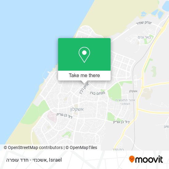 אשכנזי - חדד עופרה map