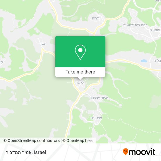 אמיר המדביר map