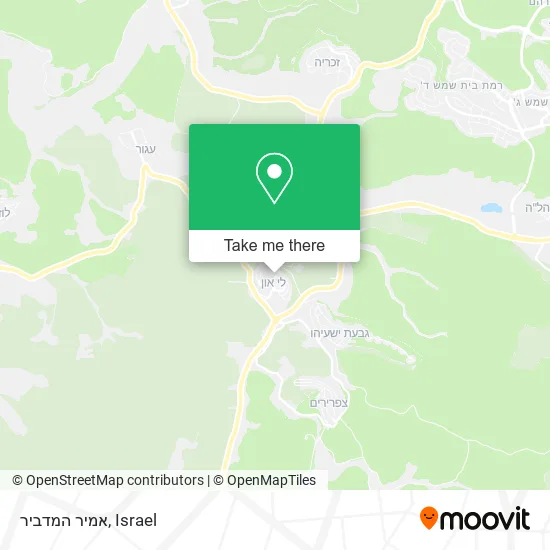 Карта אמיר המדביר