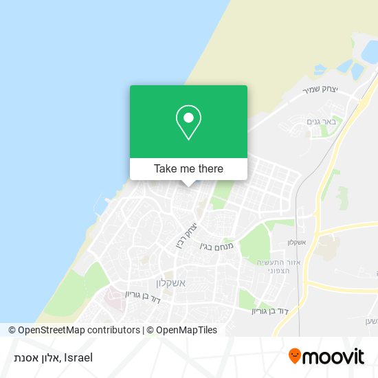 אלון אסנת map