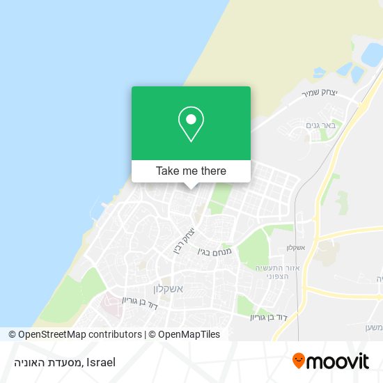 מסעדת האוניה map