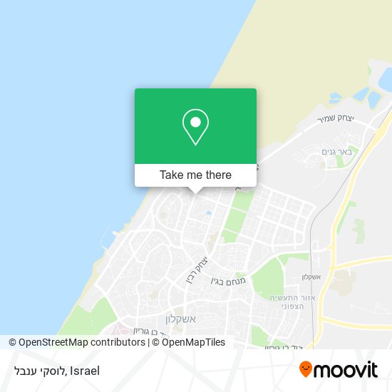 לוסקי ענבל map