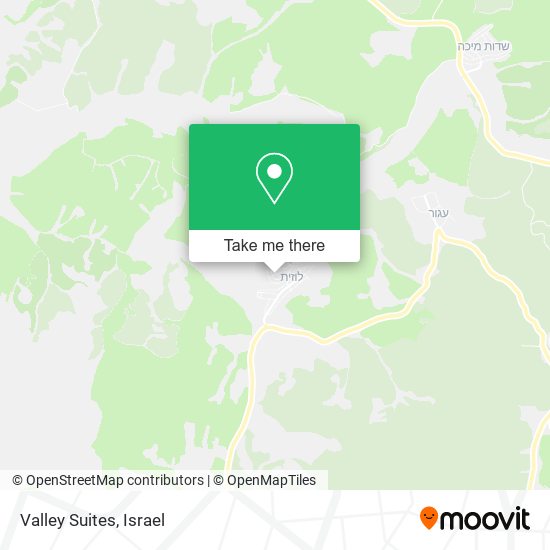 Valley Suites map