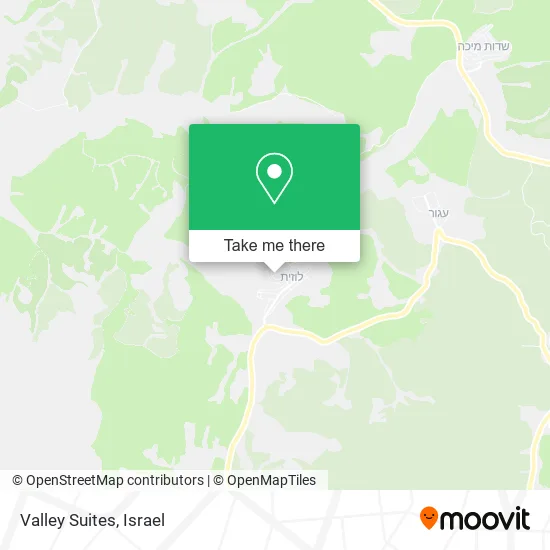 Valley Suites map