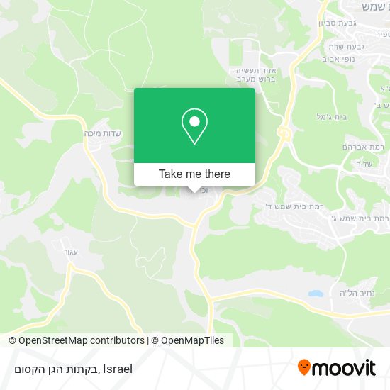 בקתות הגן הקסום map