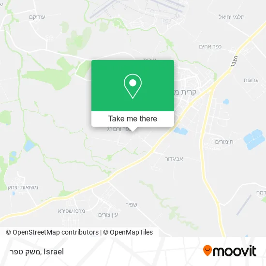 Карта משק טפר
