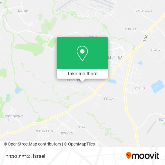 Карта נגריית סמדר