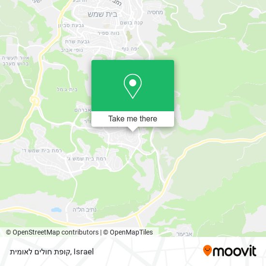 קופת חולים לאומית map