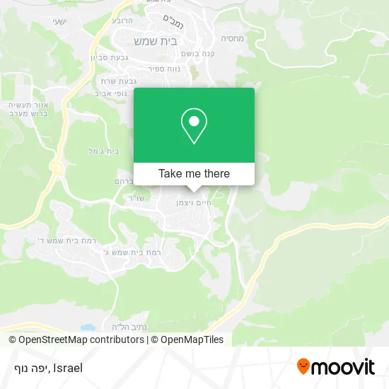 Карта יפה נוף