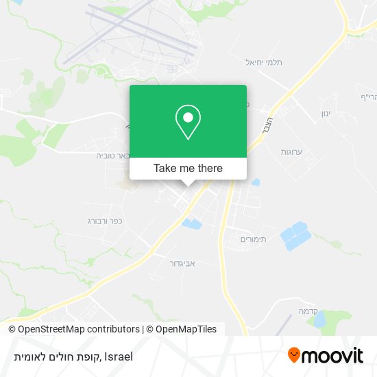 קופת חולים לאומית map