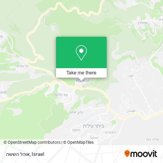אוהל הששה map
