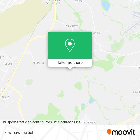 פיצה שרי map