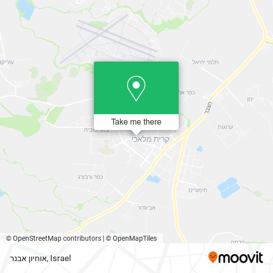 אוחיון אבנר map