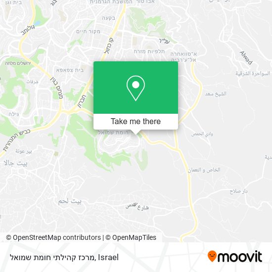 מרכז קהילתי חומת שמואל map