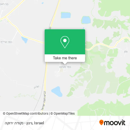 Карта גינון - נקודה ירוקה