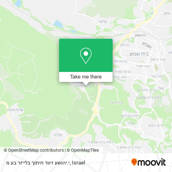 י.יהושע זיווד חיתוך בלייזר בע מ map