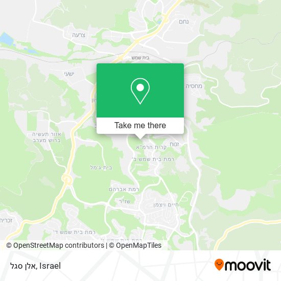 Карта אלן סגל
