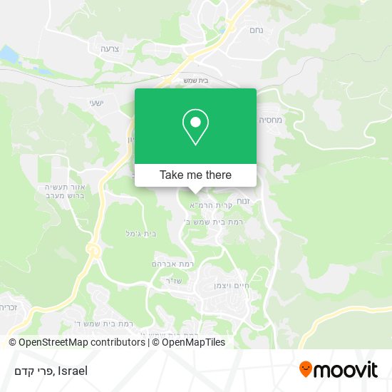 פרי קדם map