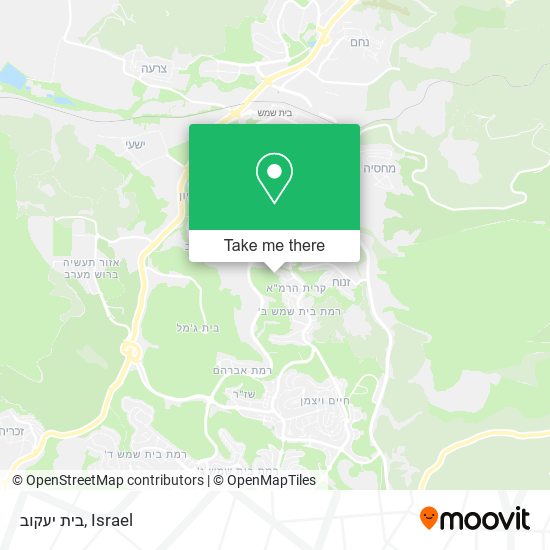 בית יעקוב map