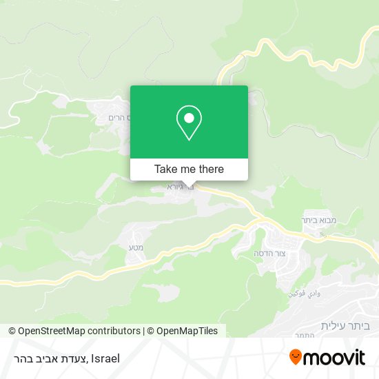 צעדת אביב בהר map