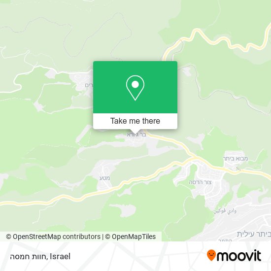 חוות חמסה map