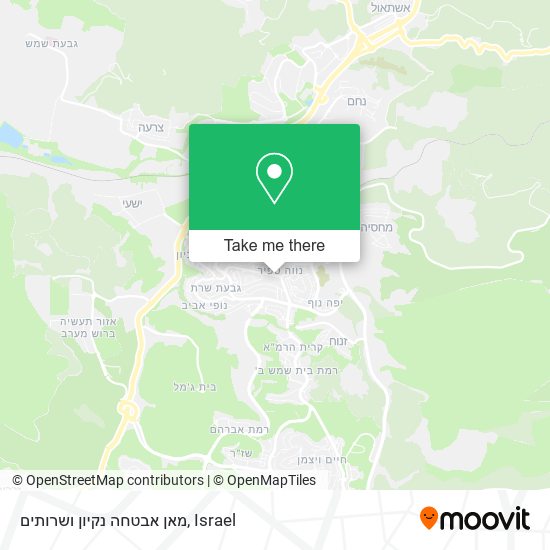 מאן אבטחה נקיון ושרותים map