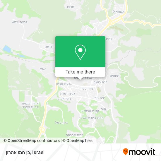 בן חמו אהרון map