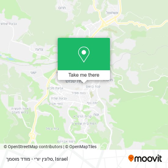 סלונין יורי - מודד מוסמך map