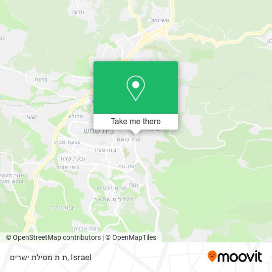ת ת מסילת ישרים map