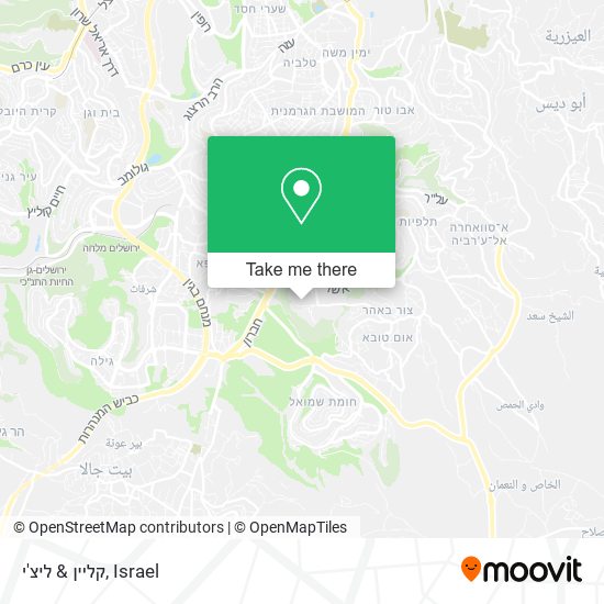 קליין & ליצ'י map