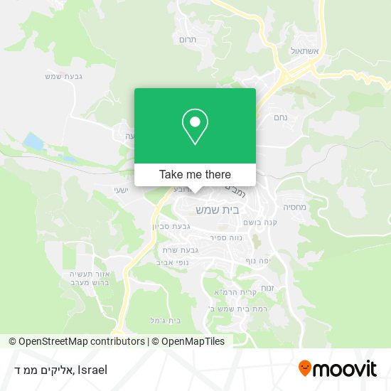 אליקים ממ ד map