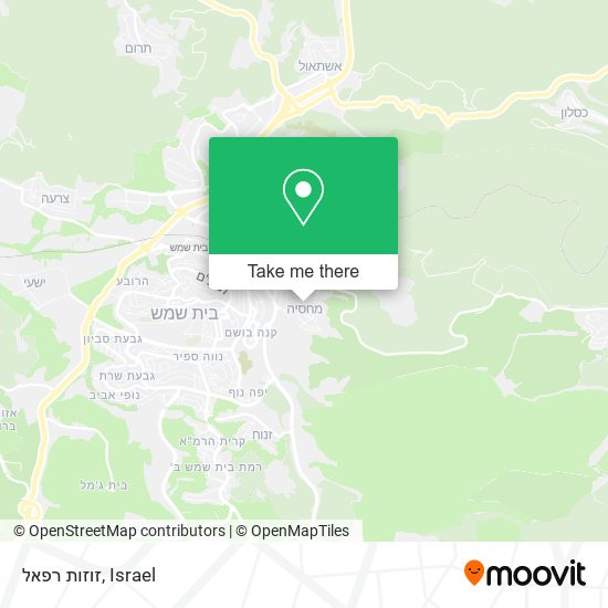 זוזות רפאל map