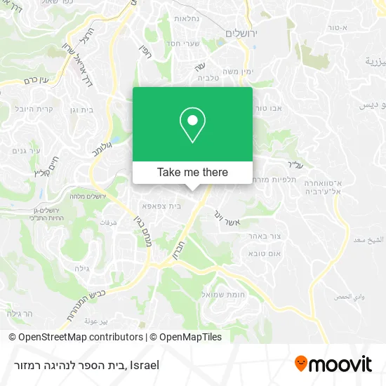 Карта בית הספר לנהיגה רמזור