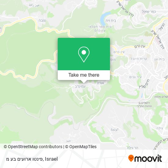 פינטו ארועים בע מ map