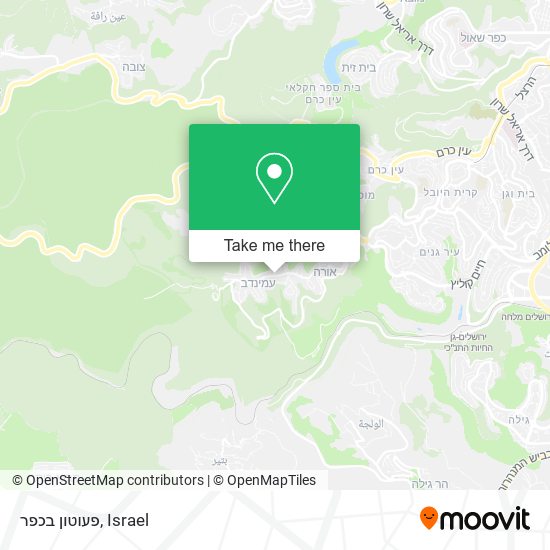 פעוטון בכפר map