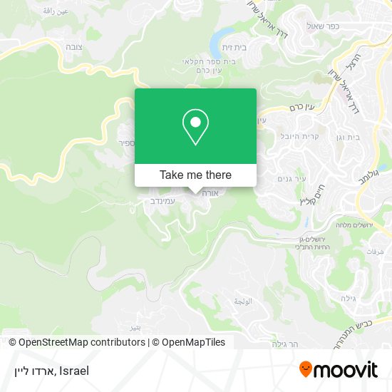 ארדו ליין map