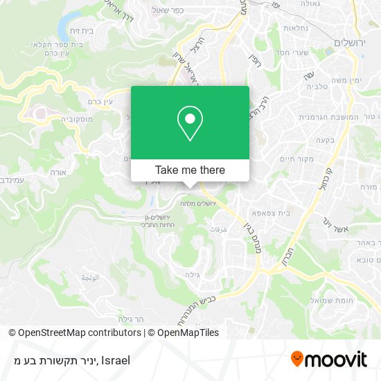 יניר תקשורת בע מ map