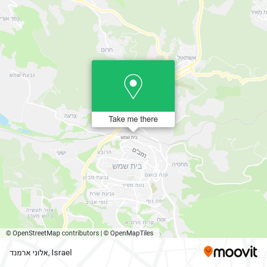 אלוני ארמנד map