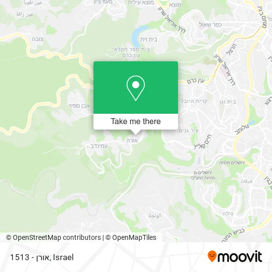 1513 - אורן map