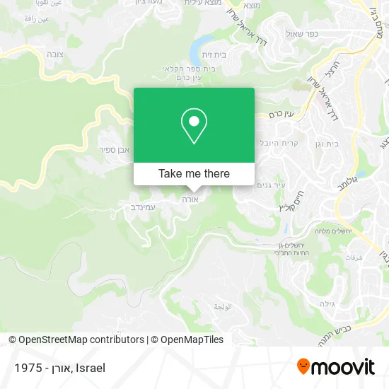 Карта 1975 - אורן