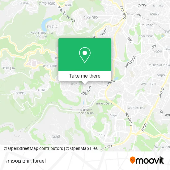 יורם מספרה map